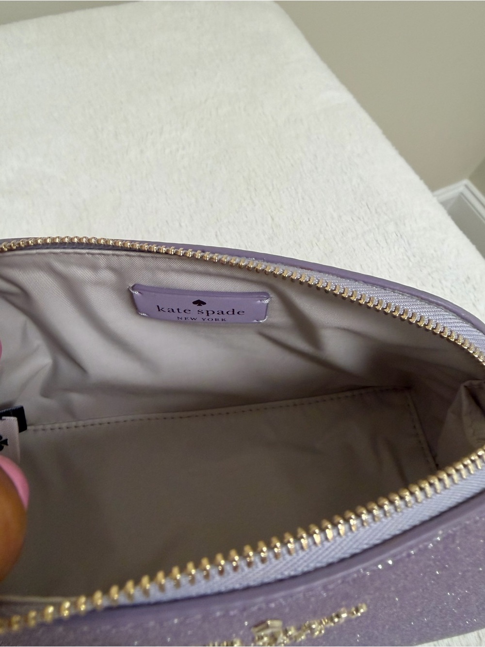 Kate Spade Glitter Cosmetic Pouch - Picture 5 of 8